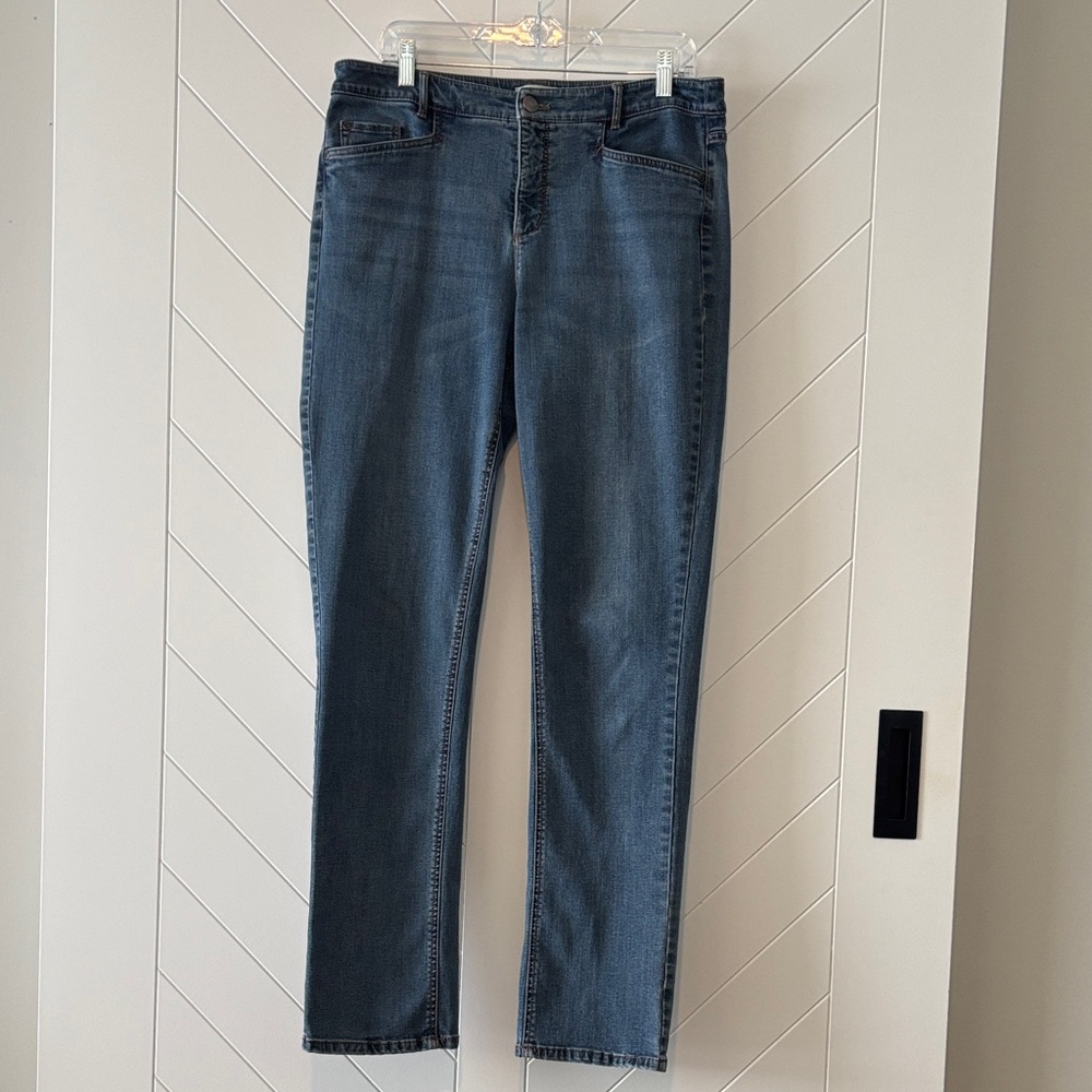 J. Jill Women's Straight Leg Jeans - Blue